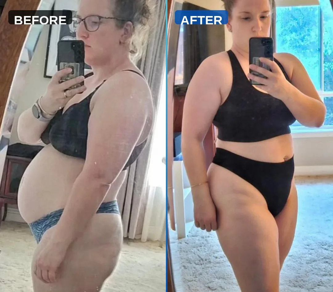 Evolve Coaching 1-on-1 client before and after transformation 3