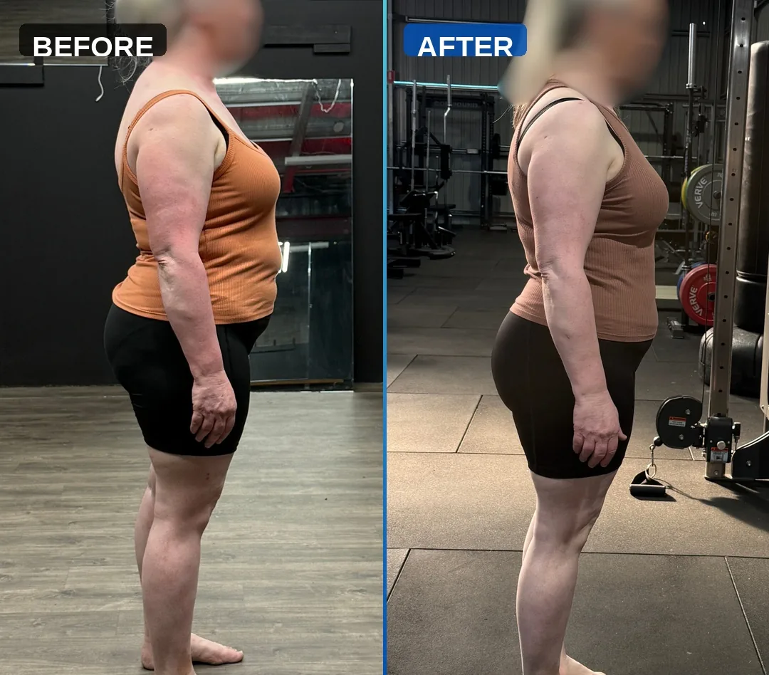 Evolve Coaching 1-on-1 client before and after transformation 5